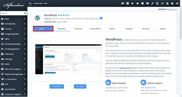 Install WordPress on VPS
